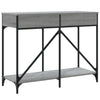 Konsolipöytä harmaa Sonoma 100x39x78,5 cm tekninen puu