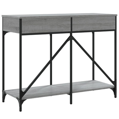 Konsolipöytä harmaa Sonoma 100x39x78,5 cm tekninen puu