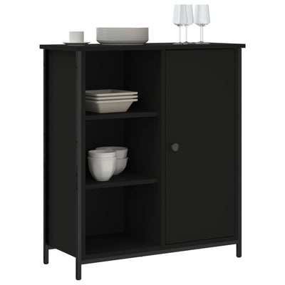 Senkki musta 70x30x80 cm tekninen puu