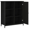 Senkki musta 70x30x80 cm tekninen puu