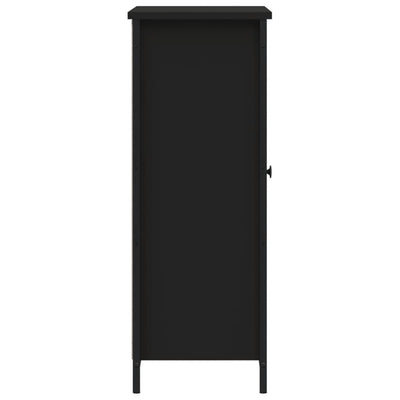 Senkki musta 70x30x80 cm tekninen puu