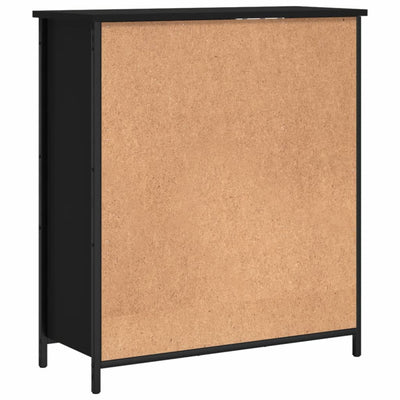 Senkki musta 70x30x80 cm tekninen puu