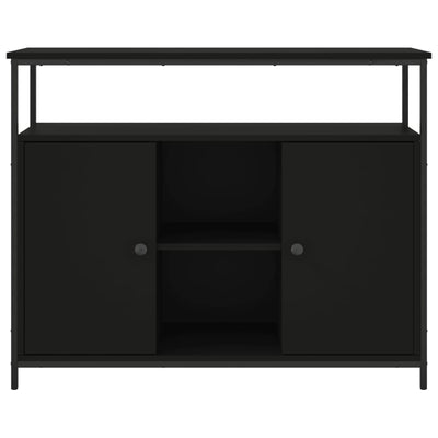 Senkki musta 100x35x80 cm tekninen puu