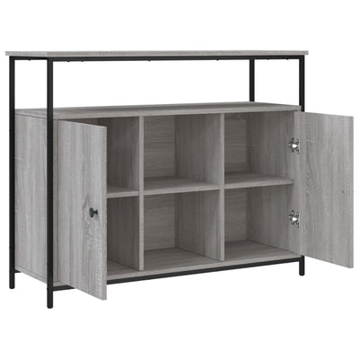 Senkki harmaa Sonoma 100x35x80 cm tekninen puu
