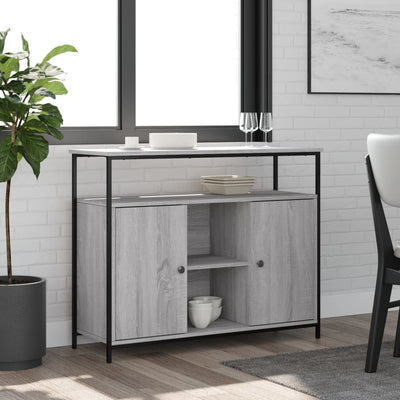 Senkki harmaa Sonoma 100x35x80 cm tekninen puu
