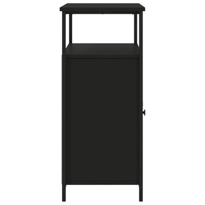 Senkki musta 100x35x80 cm tekninen puu