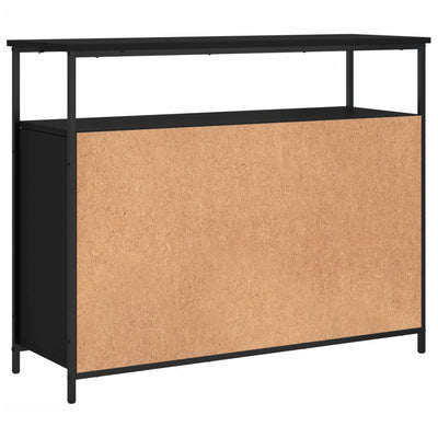 Senkki musta 100x35x80 cm tekninen puu