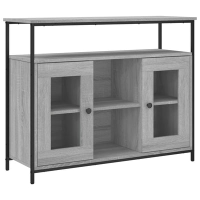 Senkki harmaa Sonoma 100x35x80 cm tekninen puu