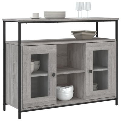 Senkki harmaa Sonoma 100x35x80 cm tekninen puu