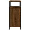 Senkki ruskea tammi 100x35x80 cm tekninen puu