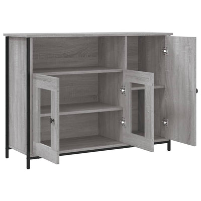 Senkki harmaa Sonoma 100x35x75 cm tekninen puu