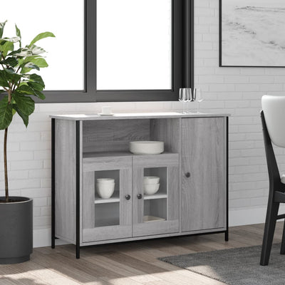 Senkki harmaa Sonoma 100x35x75 cm tekninen puu
