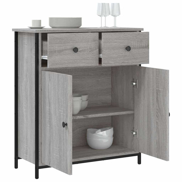 Senkki harmaa Sonoma 70x30x80 cm tekninen puu