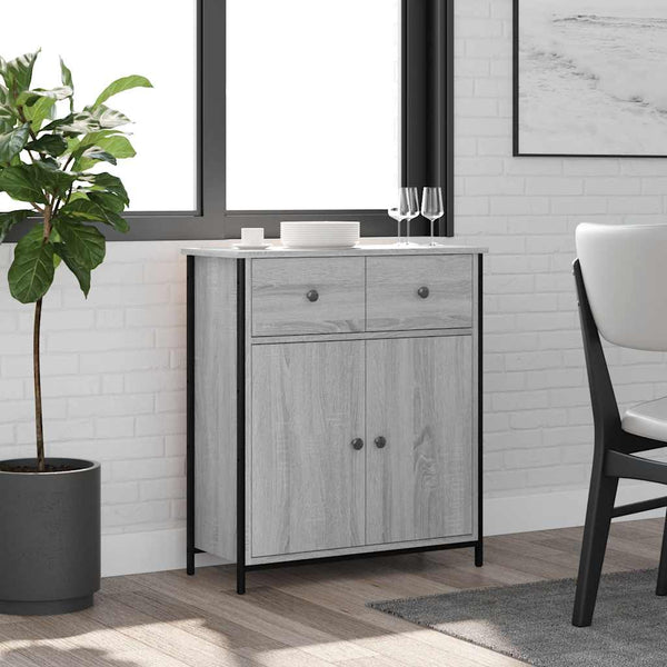 Senkki harmaa Sonoma 70x30x80 cm tekninen puu