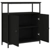 Senkki musta 70x30x80 cm tekninen puu