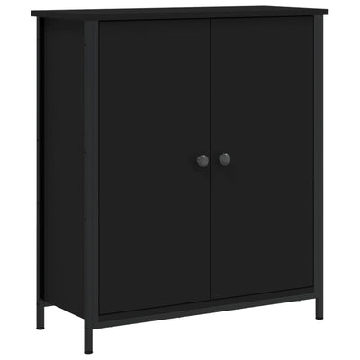Senkki musta 70x30x80 cm tekninen puu