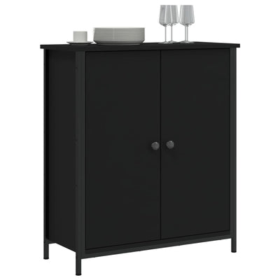 Senkki musta 70x30x80 cm tekninen puu