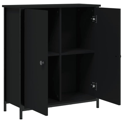 Senkki musta 70x30x80 cm tekninen puu