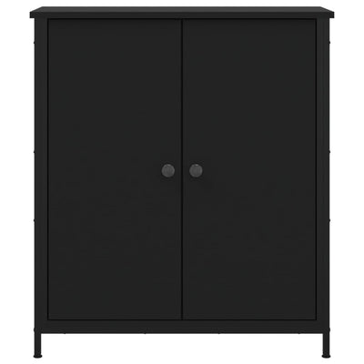 Senkki musta 70x30x80 cm tekninen puu
