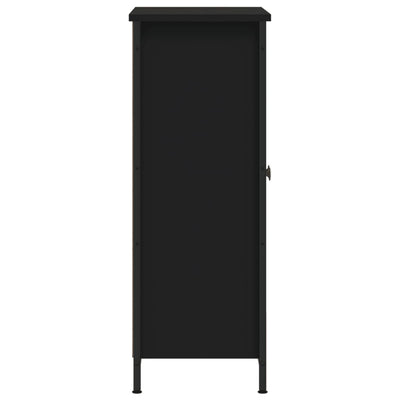 Senkki musta 70x30x80 cm tekninen puu