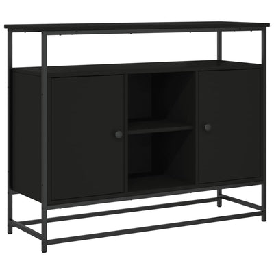 Senkki musta 100x35x80 cm tekninen puu