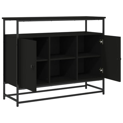 Senkki musta 100x35x80 cm tekninen puu