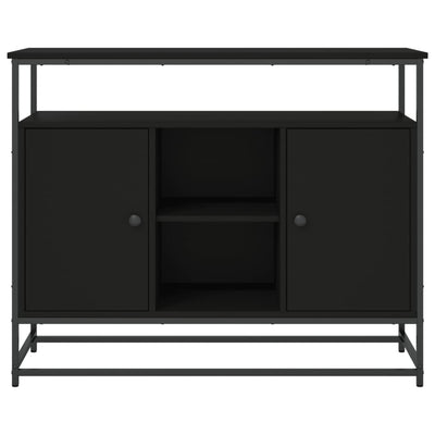 Senkki musta 100x35x80 cm tekninen puu