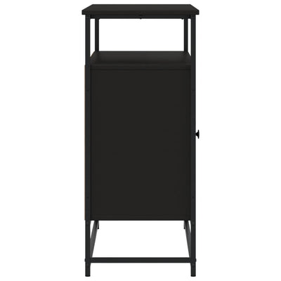 Senkki musta 100x35x80 cm tekninen puu