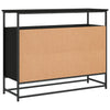 Senkki musta 100x35x80 cm tekninen puu
