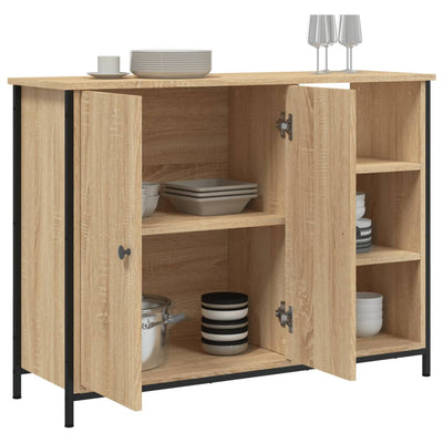 Senkki Sonoma-tammi 100x33x75 cm tekninen puu