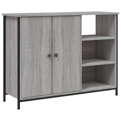 Senkki harmaa Sonoma 100x33x75 cm tekninen puu