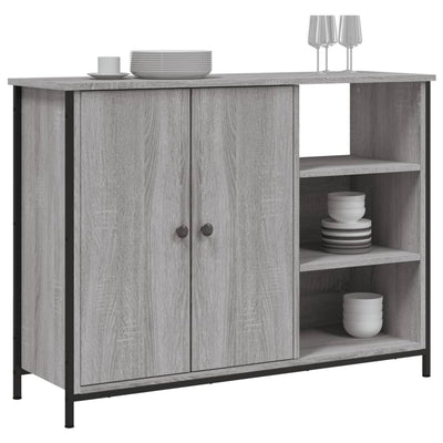 Senkki harmaa Sonoma 100x33x75 cm tekninen puu