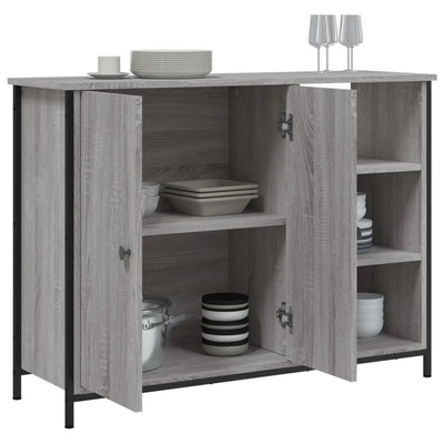 Senkki harmaa Sonoma 100x33x75 cm tekninen puu