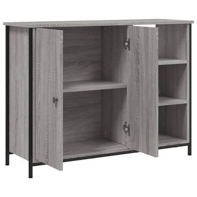 Senkki harmaa Sonoma 100x33x75 cm tekninen puu