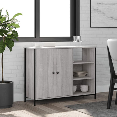 Senkki harmaa Sonoma 100x33x75 cm tekninen puu