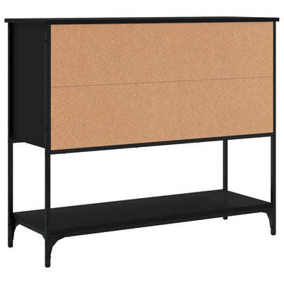Senkki musta 100x36x85 cm tekninen puu
