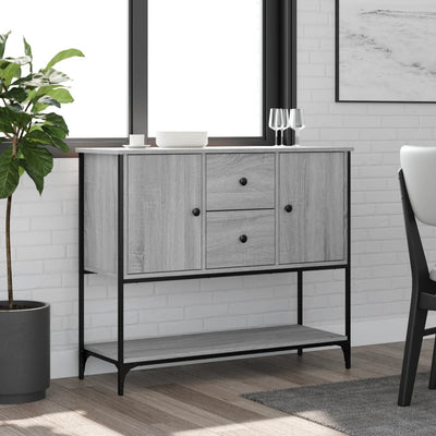 Senkki harmaa Sonoma 100x36x85 cm tekninen puu