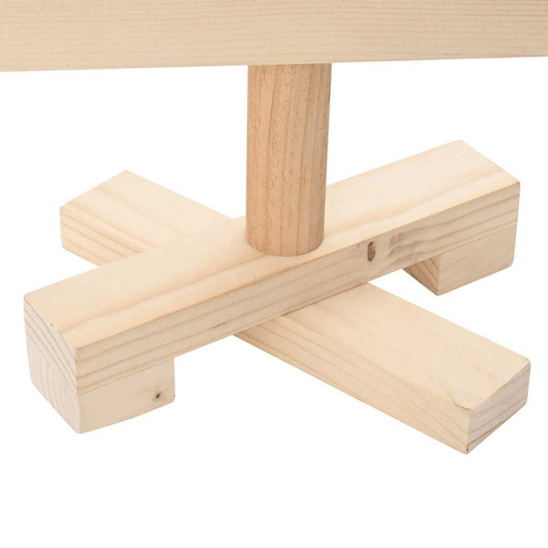 Puinen koristejoulukuusi 90 cm täysi mänty