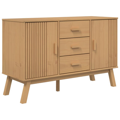 Senkki OLDEN ruskea 114x43x73,5 cm täysi mänty