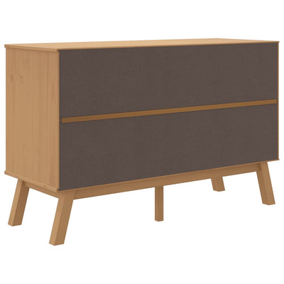 Senkki OLDEN harmaa ja ruskea 114x43x73,5 cm täysi mänty