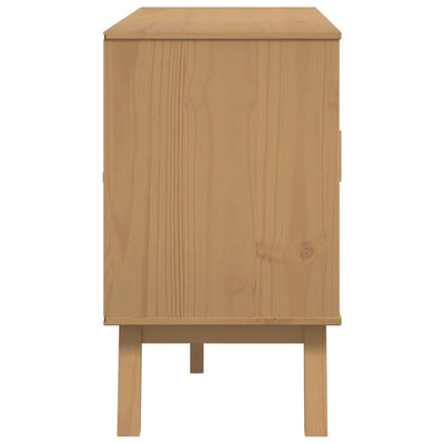 Senkki OLDEN valkoinen ja ruskea 114x43x73,5 cm täysi mänty