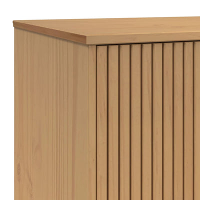 TV-taso OLDEN ruskea 114x43x57 cm täysi mänty