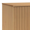 TV-taso OLDEN harmaa ja ruskea 114x43x57 cm täysi mänty
