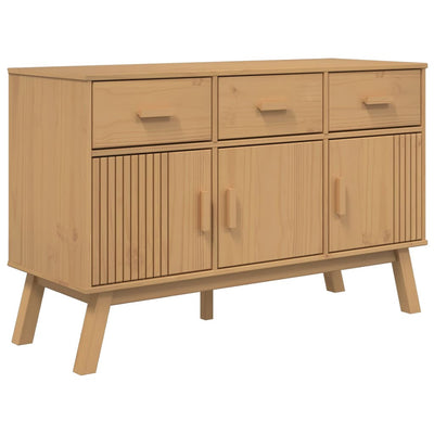Senkki OLDEN ruskea 114x43x73,5 cm täysi mänty