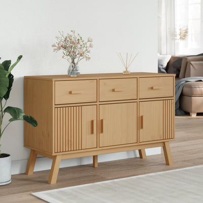 Senkki OLDEN ruskea 114x43x73,5 cm täysi mänty