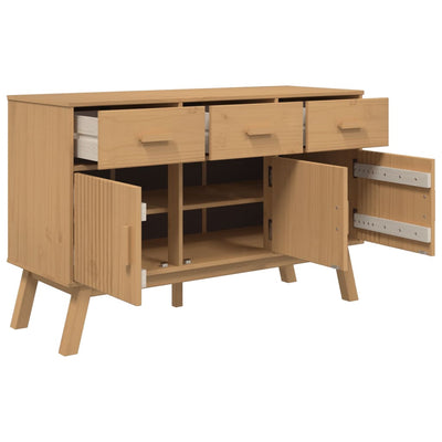 Senkki OLDEN ruskea 114x43x73,5 cm täysi mänty