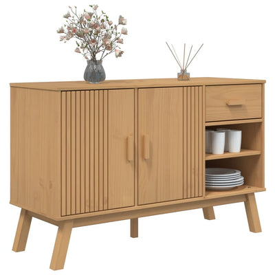 Senkki OLDEN ruskea 114x43x73,5 cm täysi mänty