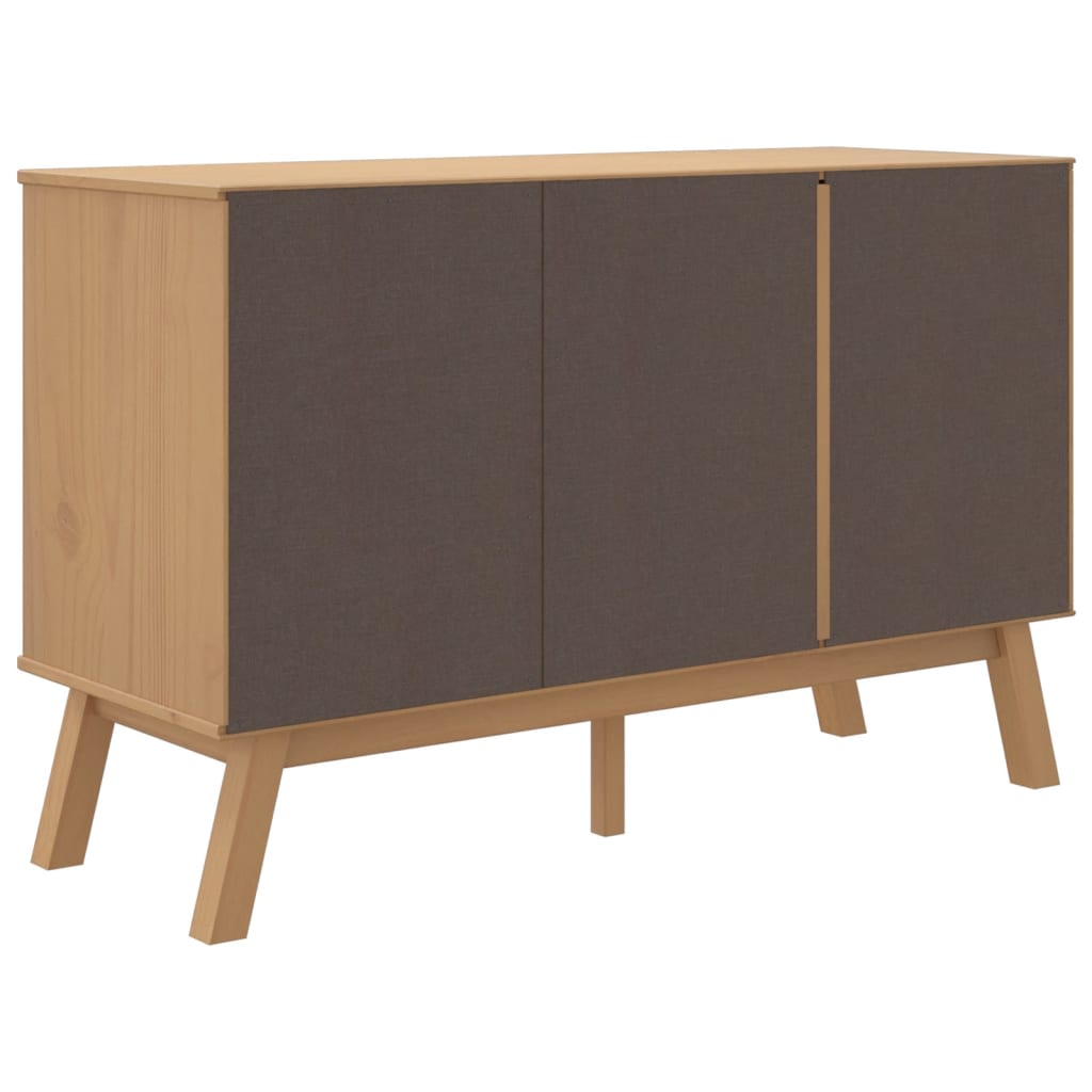 Senkki OLDEN, väri ruskea, mitat 114x43x73,5 cm, materiaali täysmänty