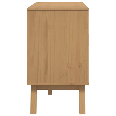 Senkki OLDEN harmaa ja ruskea 114x43x73,5 cm täysi mänty