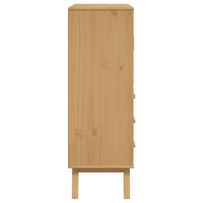 Kaappi OLDEN ruskea 85x43x125 cm täysi mänty